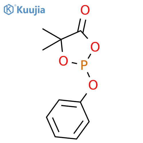 1,3,2-DIOXAPHOSPHOLAN-4-ONE, 5,5-DIMETHYL-2-PHENOXY- structure