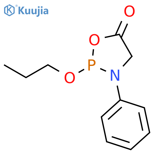 1,3,2-OXAZAPHOSPHOLIDIN-5-ONE, 3-PHENYL-2-PROPOXY- structure