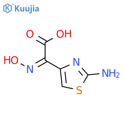 (Z)-2-(2-Aminothiazol-4-yl)-2-(hydroxyimino)acetic acid structure