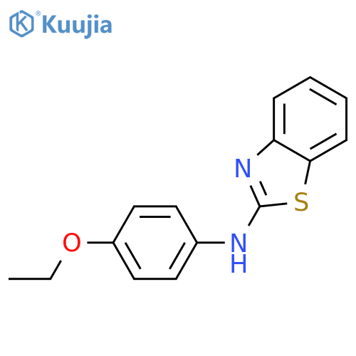 N-(4-ethoxyphenyl)-1,3-benzothiazol-2-amine structure