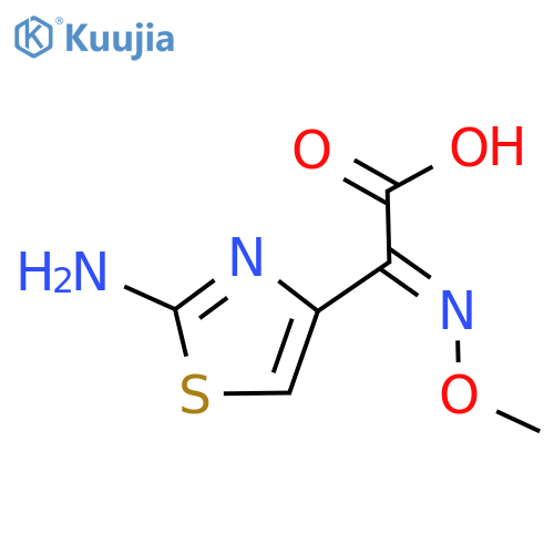 (E)-2-(2-aminothiazol-4-yl)-2-(methoxyimino)acetic acid structure