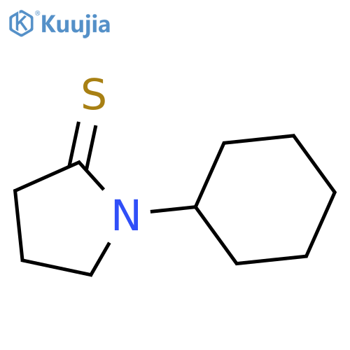 2-PYRROLIDINETHIONE, 1-CYCLOHEXYL- structure