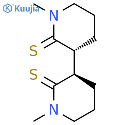 [3,3'-BIPIPERIDINE]-2,2'-DITHIONE, 1,1'-DIMETHYL-, (R*,R*)- structure