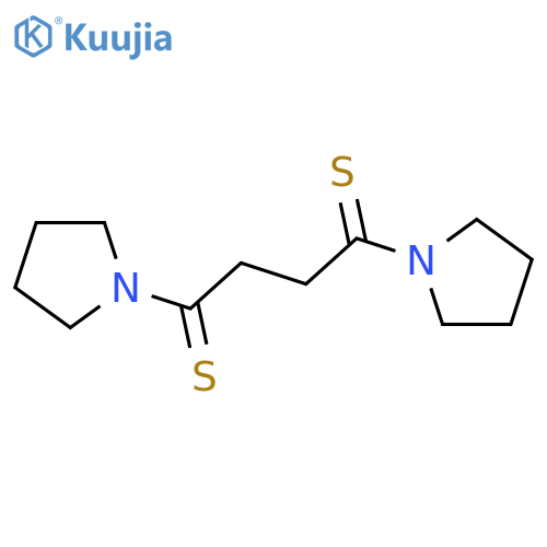 Pyrrolidine, 1,1'-(1,4-dithioxo-1,4-butanediyl)bis- structure