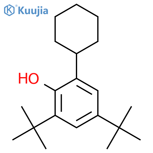 2,4-di-tert-butyl-6-cyclohexylphenol structure
