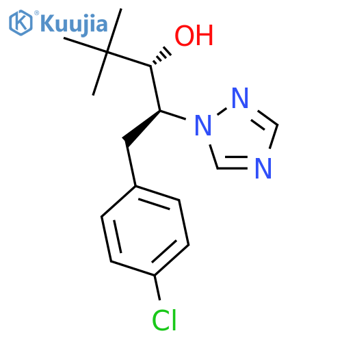 1H-1,2,4-Triazole-1-ethanol,b-[(4-chlorophenyl)methyl]-a-(1,1-dimethylethyl)-, (aS,bS)- structure