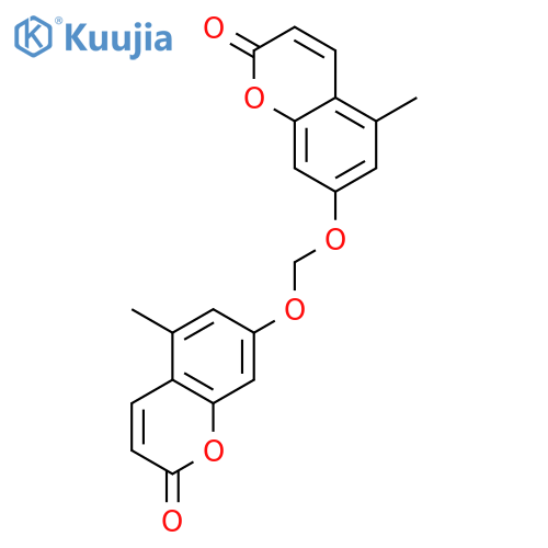 2H-1-Benzopyran-2-one, 7,7'-[methylenebis(oxy)]bis[5-methyl- structure