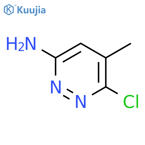 6-Chloro-5-methylpyridazin-3-amine structure