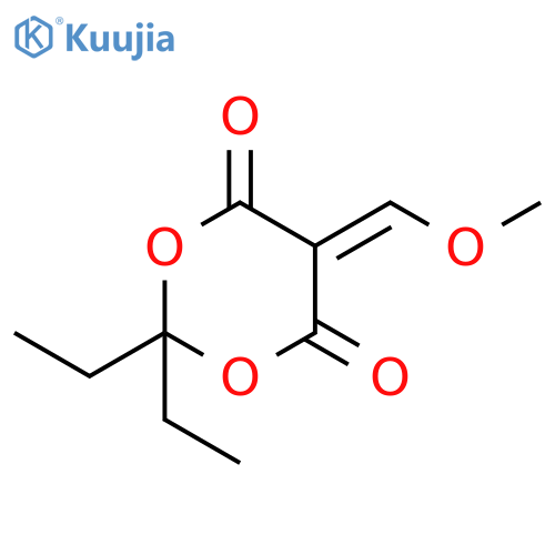 1,3-Dioxane-4,6-dione, 2,2-diethyl-5-(methoxymethylene)- structure
