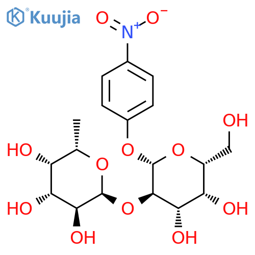 p-Nitrophenyl 2-O-(a-L-fucopyranosyl)-b-D-galactopyranoside structure
