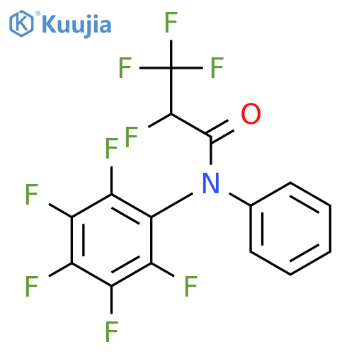 Propanamide, 2,3,3,3-tetrafluoro-N-(pentafluorophenyl)-N-phenyl- structure
