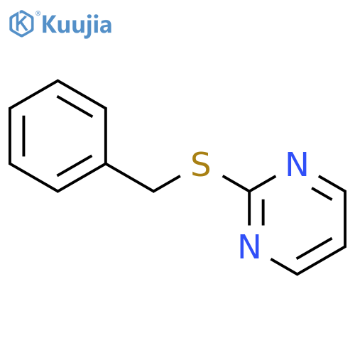 Pyrimidine, 2-[(phenylmethyl)thio]- structure