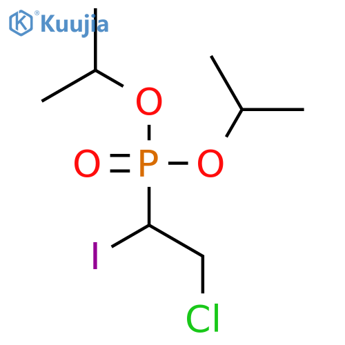 Phosphonic acid, (2-chloro-1-iodoethyl)-, bis(1-methylethyl) ester structure