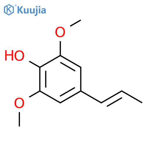 Phenol,2,6-dimethoxy-4-(1-propen-1-yl)- structure