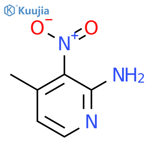 4-methyl-3-nitro-pyridin-2-amine structure