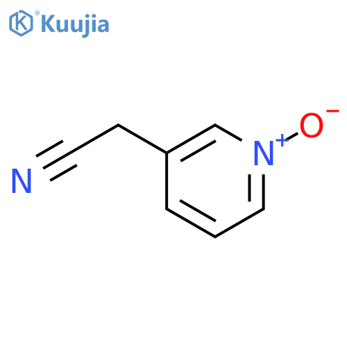3-(Cyanomethyl)pyridin-1-ium-1-olate structure