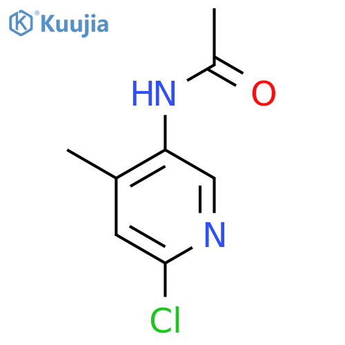 Acetamide,N-(6-chloro-4-methyl-3-pyridinyl)- structure