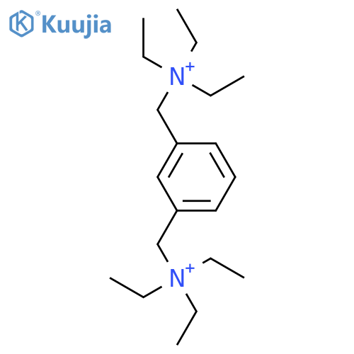 1,3-Benzenedimethanaminium, N,N,N,N',N',N'-hexaethyl- structure