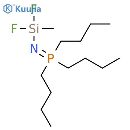 SILANAMINE, 1,1-DIFLUORO-1-METHYL-N-(TRIBUTYLPHOSPHORANYLIDENE)- structure