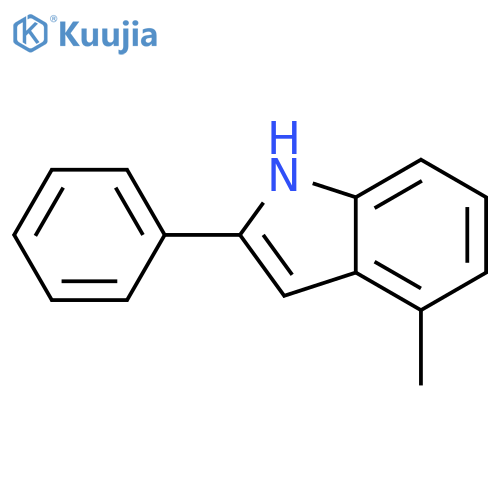 1H-INDOLE,4-METHYL-2-PHENYL- structure