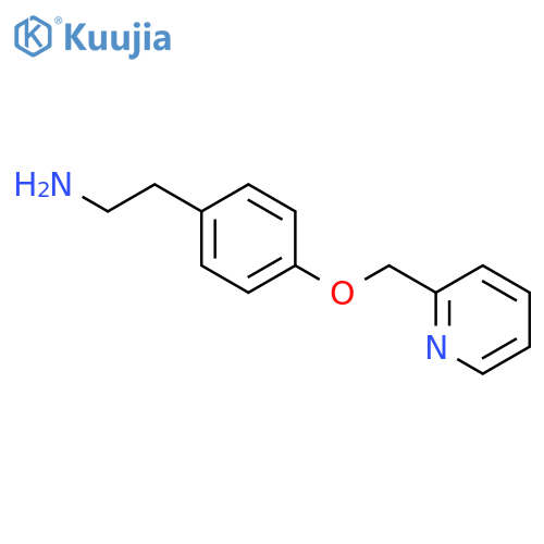 2-[4-(Pyridin-2-ylmethoxy)phenyl]ethylamine structure