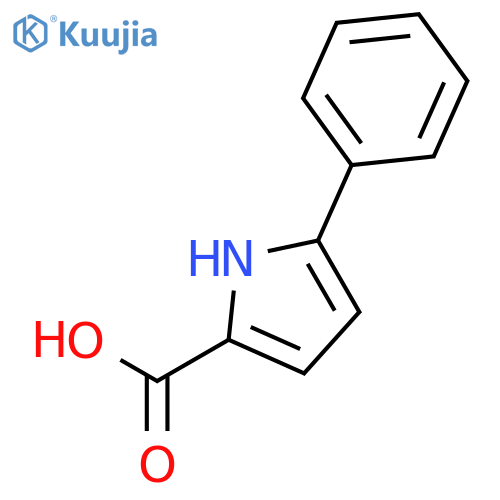 5-Phenyl-1H-pyrrole-2-carboxylic acid structure