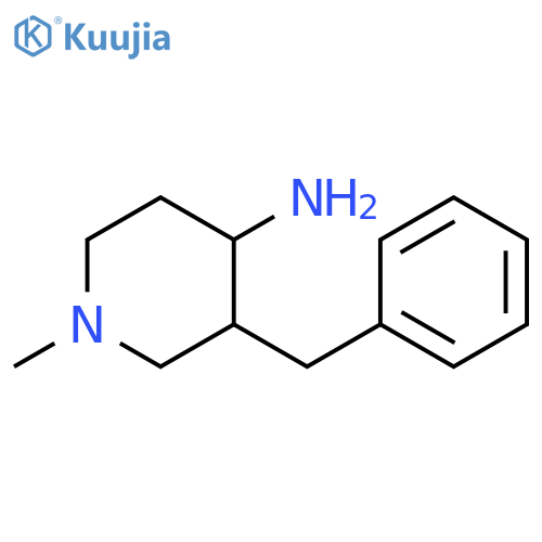 4-Piperidinamine, 1-methyl-3-(phenylmethyl)- structure