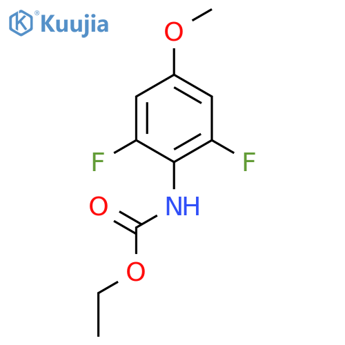Carbamic acid, (2,6-difluoro-4-methoxyphenyl)-, ethyl ester structure