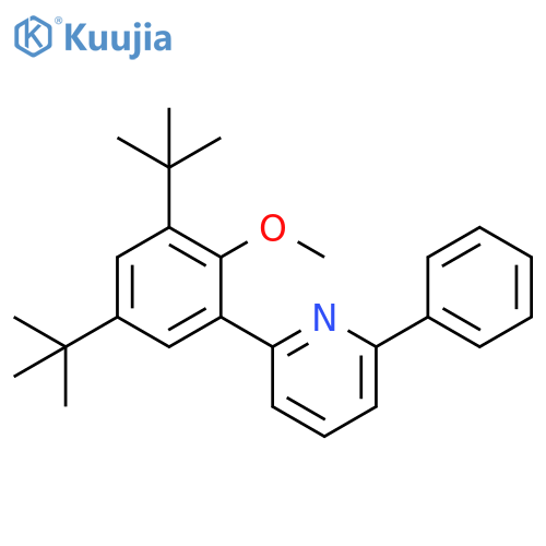 Pyridine, 2-[3,5-bis(1,1-dimethylethyl)-2-methoxyphenyl]-6-phenyl- structure