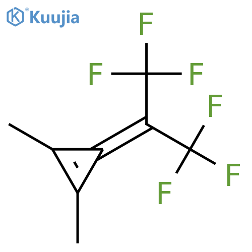 CYCLOPROPENE, DIMETHYL[2,2,2-TRIFLUORO-1-(TRIFLUOROMETHYL)ETHYLIDENE]- structure