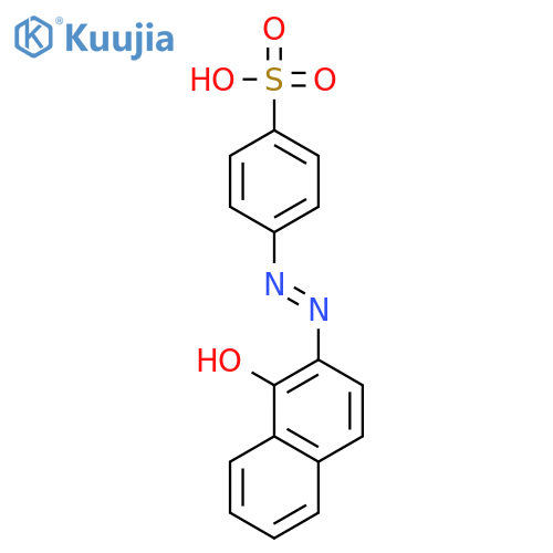 4-[2-(1-Oxonaphthalen-2(1H)-ylidene)hydrazinyl]benzene-1-sulfonic acid structure