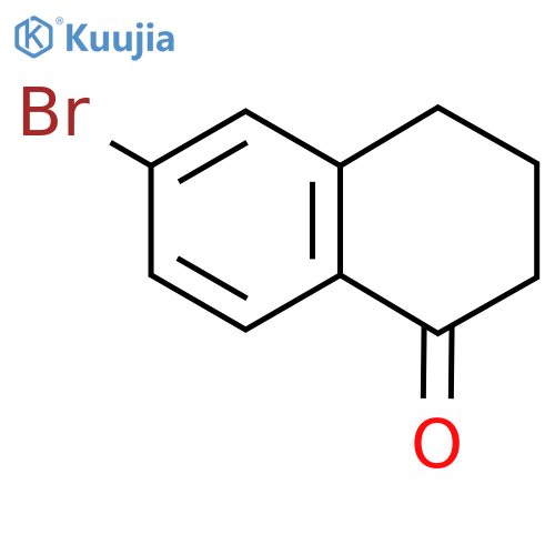 6-Bromo-3,4-dihydro-2H-naphthalen-1-one structure