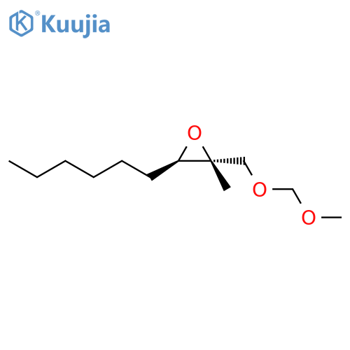 Oxirane, 3-hexyl-2-[(methoxymethoxy)methyl]-2-methyl-, (2R,3R)- structure