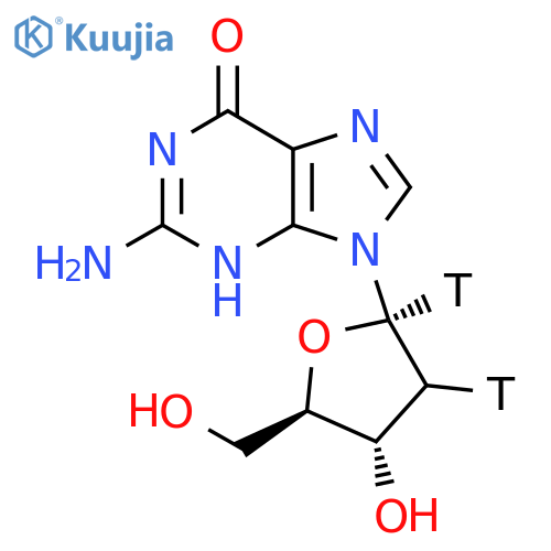 2-Amino-9-((2R,4S,5R)-4-hydroxy-5-(hydroxymethyl)tetrahydrofuran-2-yl)-1H-purin-6(9H)-one structure