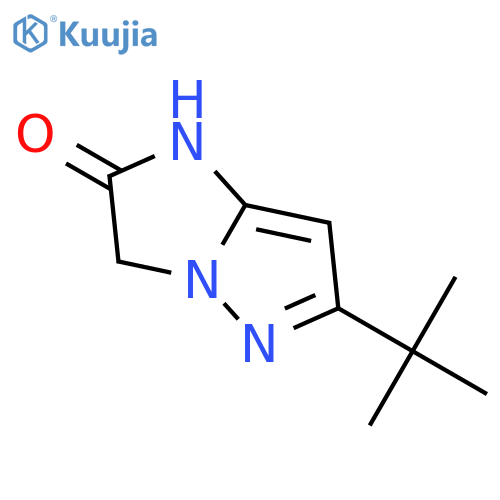 6-tert-butyl-1H,2H,3H-pyrazolo1,5-aimidazol-2-one structure
