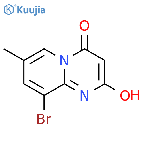9-bromo-2-hydroxy-7-methyl-4H-pyrido[1,2-a]pyrimidin-4-one structure
