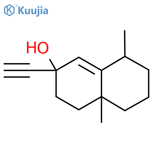 2-Ethynyl-4a,8-dimethyl-2,3,4,4a,5,6,7,8-octahydronaphthalen-2-ol structure