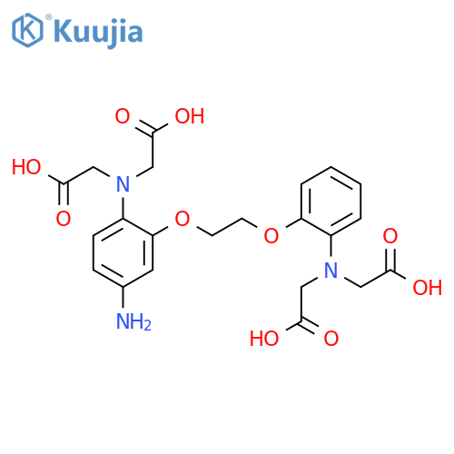 Glycine,N-[2-[2-[5-amino-2-[bis(carboxymethyl)amino]phenoxy]ethoxy]phenyl]-N-(carboxymethyl)- structure