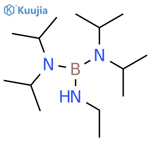 Boranetriamine, N''-ethyl-N,N,N',N'-tetrakis(1-methylethyl)- structure