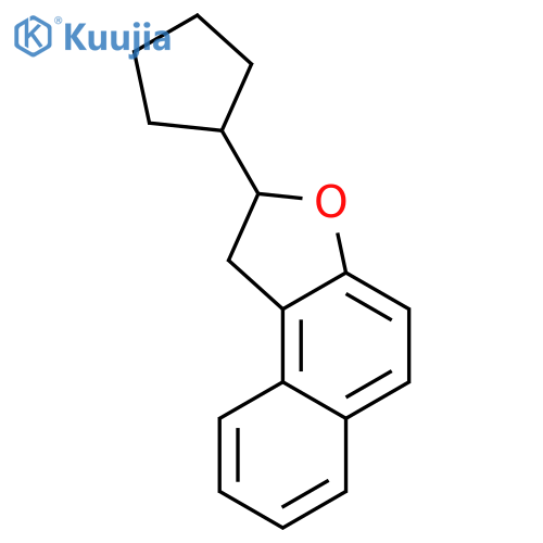 Naphtho[2,1-b]furan, 2-cyclopentyl-1,2-dihydro- structure