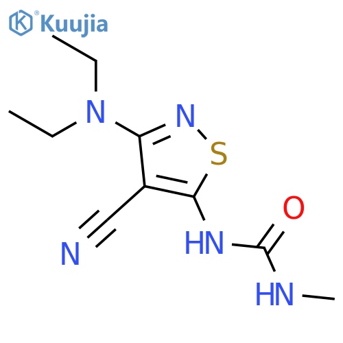 UREA, N-[4-CYANO-3-(DIETHYLAMINO)-5-ISOTHIAZOLYL]-N'-METHYL- structure