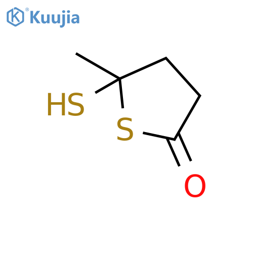 2(3H)-THIOPHENONE, DIHYDRO-5-MERCAPTO-5-METHYL- structure