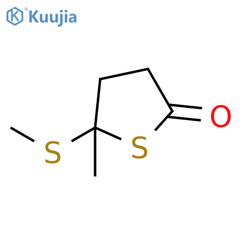 2(3H)-Thiophenone, dihydro-5-methyl-5-(methylthio)- structure