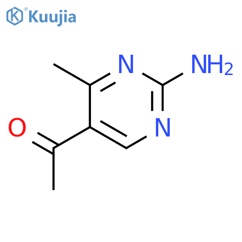 5-Acetyl-2-amino-4-methylpyrimidine structure