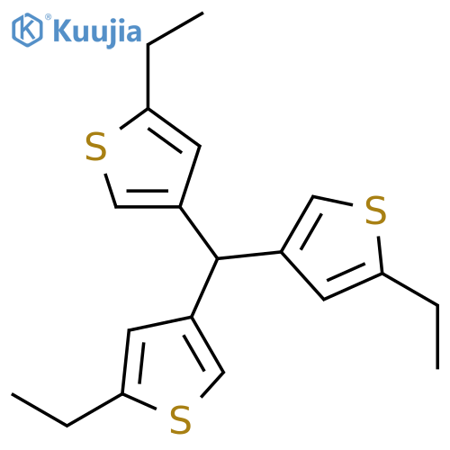 3,3',3''-Methanetriyltris(5-ethylthiophene) structure