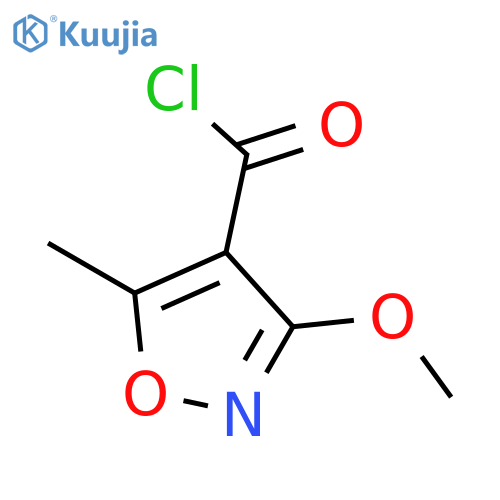 4-Isoxazolecarbonyl chloride, 3-methoxy-5-methyl- structure