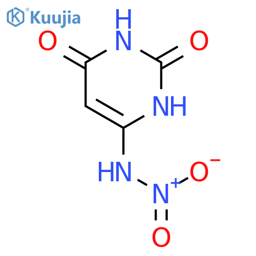 2,4(1H,3H)-PYRIMIDINEDIONE, 6-(NITROAMINO)- structure