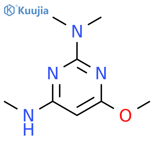 2,4-Pyrimidinediamine, 6-methoxy-N2,N2,N4-trimethyl- structure