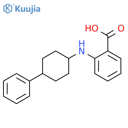 BENZOIC ACID, 2-[(4-PHENYLCYCLOHEXYL)AMINO]- structure