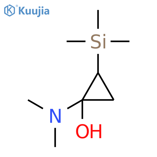 Cyclopropanol, 1-(dimethylamino)-2-(trimethylsilyl)- structure